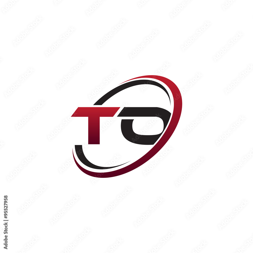 Modern Initial Logo Circle TO