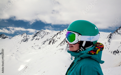 portrait of snowboarder