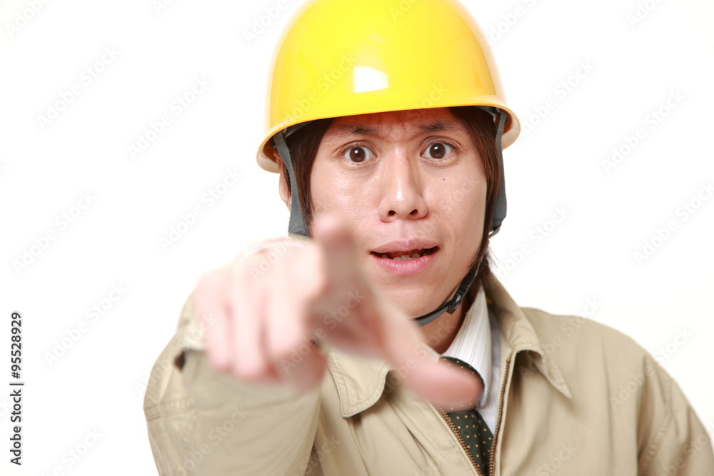 panicking construction worker panicking construction worker