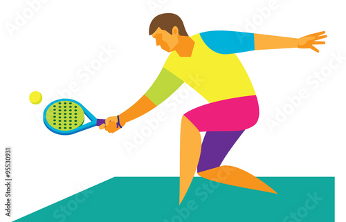 Man player. game with ball.