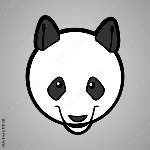 Panda Kopf Logo