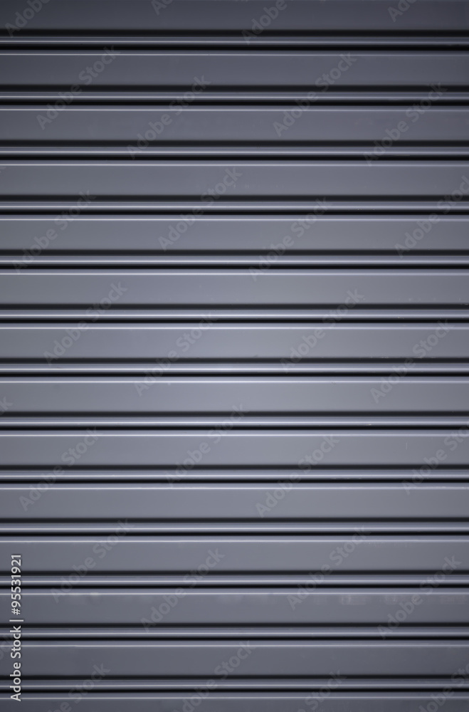 corrugated metal sheet slide door texture