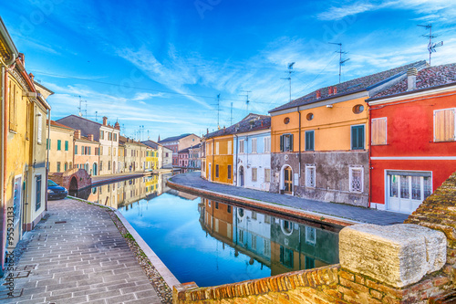 houses in Comacchio, the little Venice photo