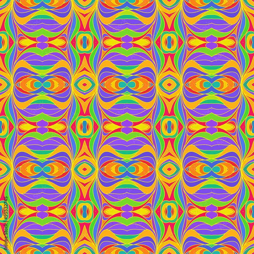 Retro Seamless Vector Wallpaper Retro Seamless Vector Wallpaper
