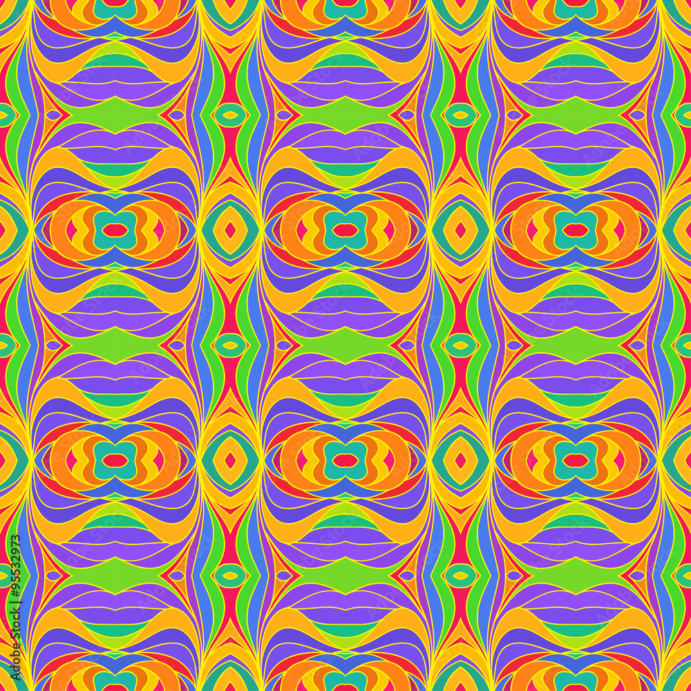 Retro Seamless Vector Wallpaper Retro Seamless Vector Wallpaper