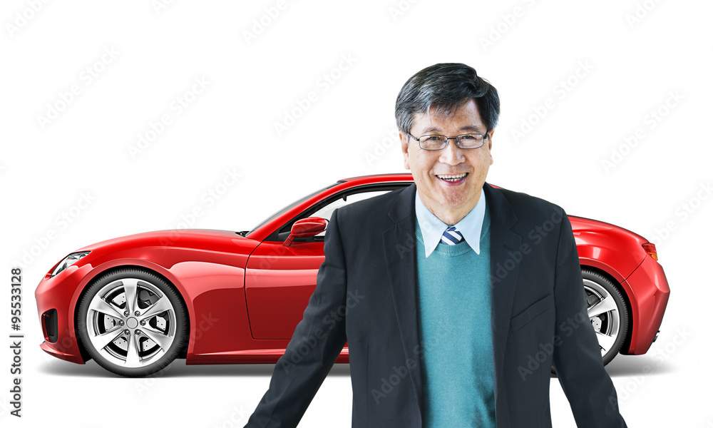 Car Vehicle Transportation 3D Illustration Concept Car Vehicle Transportation 3D Illustration Concept