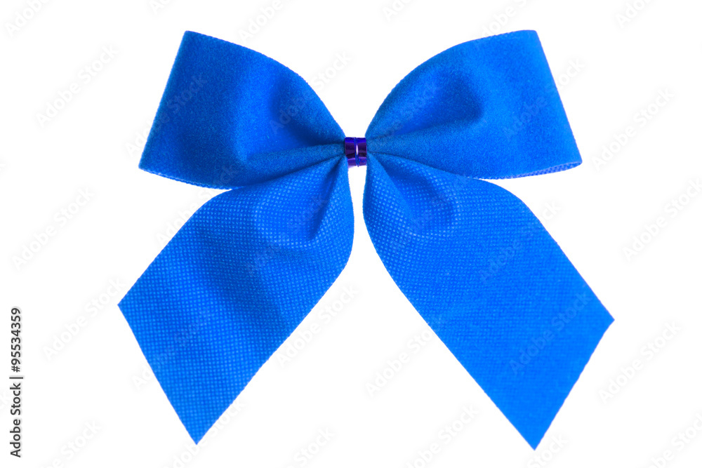 Christmas gift bow isolated on white Christmas gift bow isolated on white