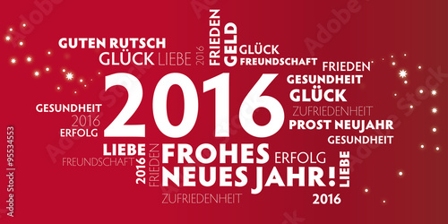 2016_Neujahrsgruss rot - Wünsche auf deutsch