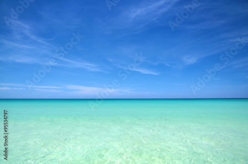 Carribean sea landscape