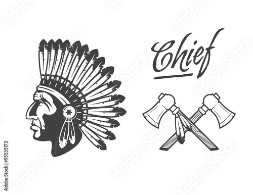 native american indian chief headdress