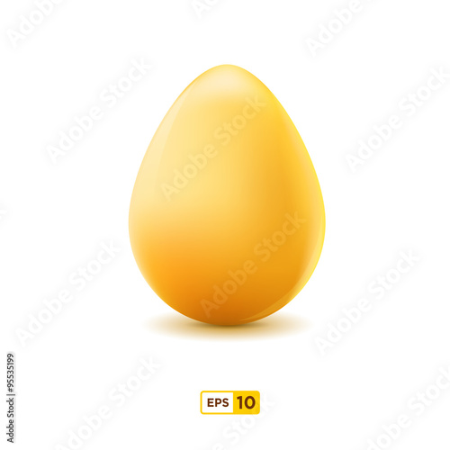 Close Up Of Egg, Isolated On White Background