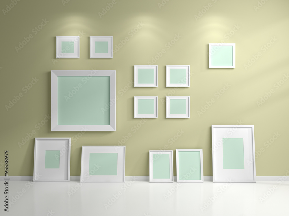 3d rendered modern interior. 3d rendered modern interior.