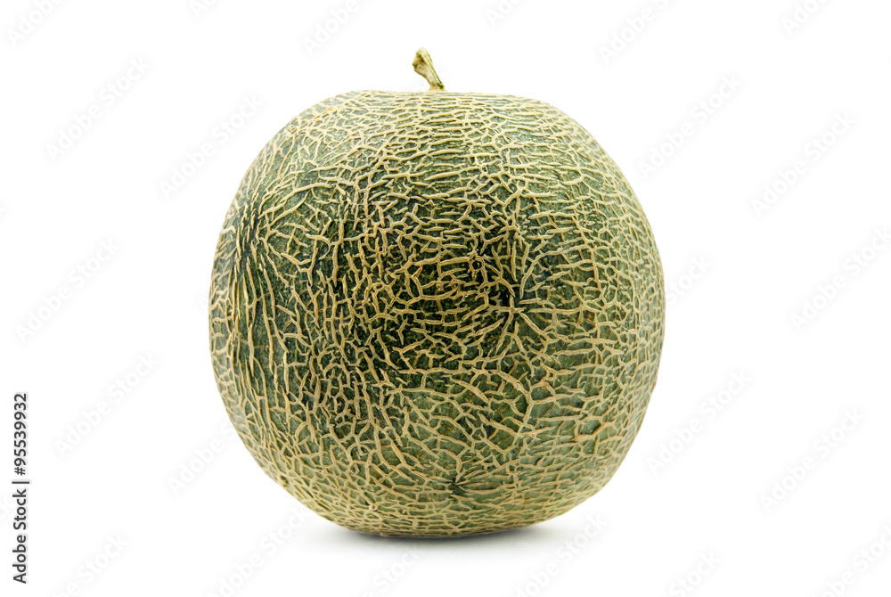 melon from Japan isolated on white background melon from Japan isolated on white background