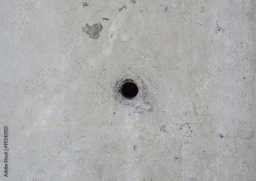 Hole on the center of electricity post