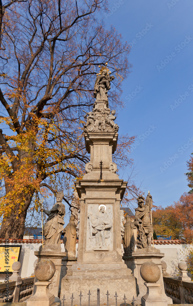 Monument to John of Nepomuk near Sedlec Ossuary Monument to John of Nepomuk near Sedlec Ossuary