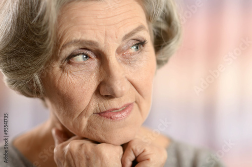  Senior woman portrait