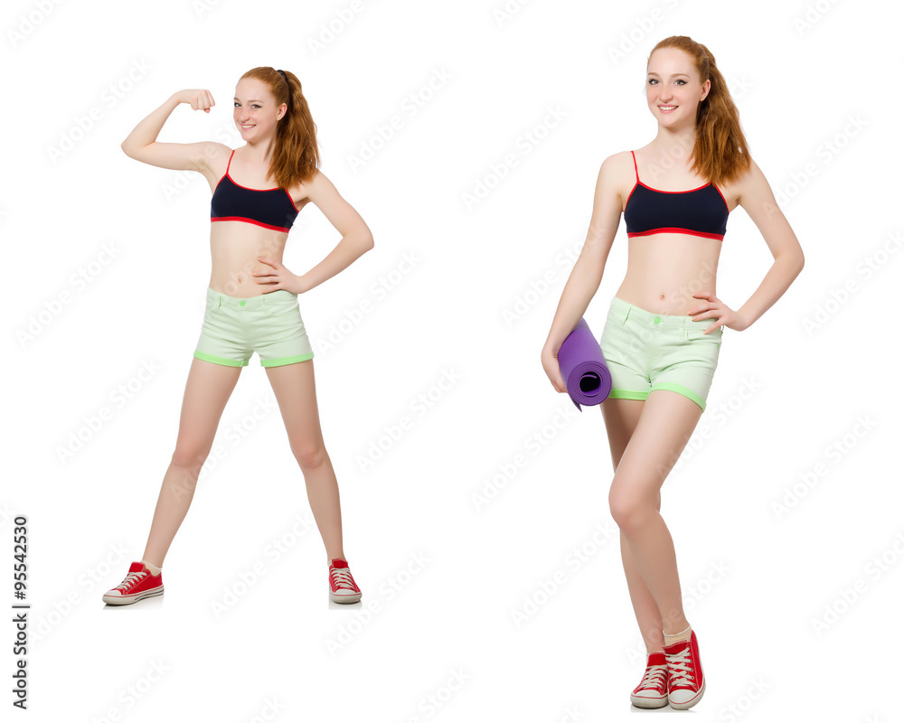 Concept of healthy lifestyle in set Concept of healthy lifestyle in set
