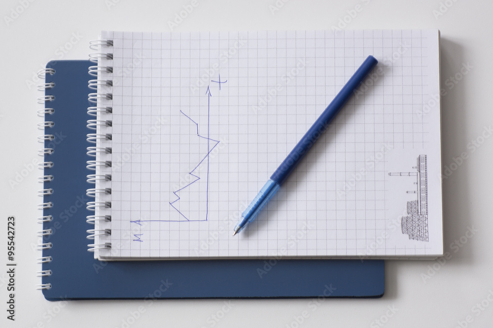 Pen with a notebook Pen with a notebook