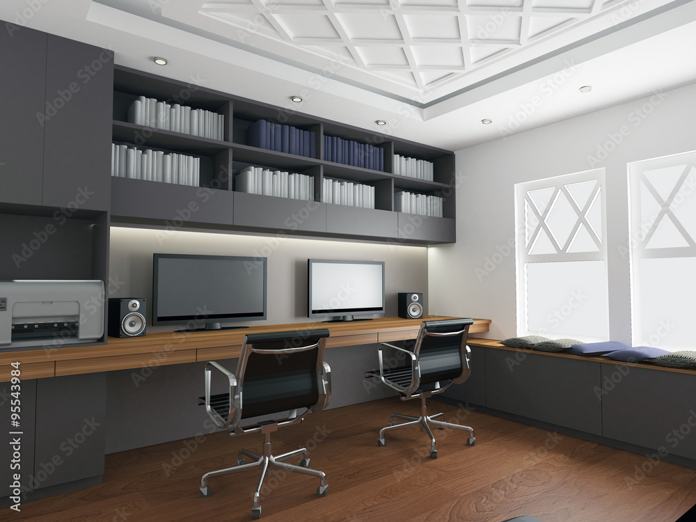 modern home office interior modern home office interior