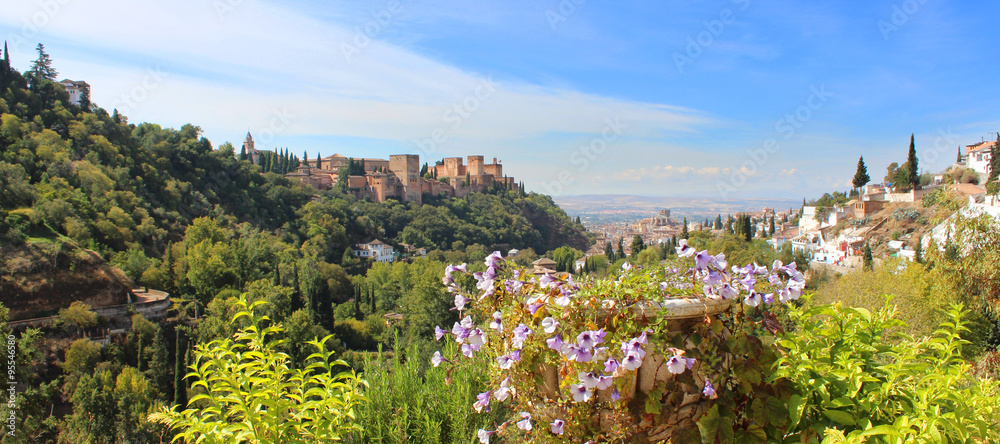 Grenade / Alhambra vu de Sacromonte - Espagne