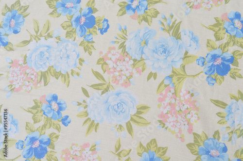 Wallpaper Mural Background with fabric flowers Torontodigital.ca