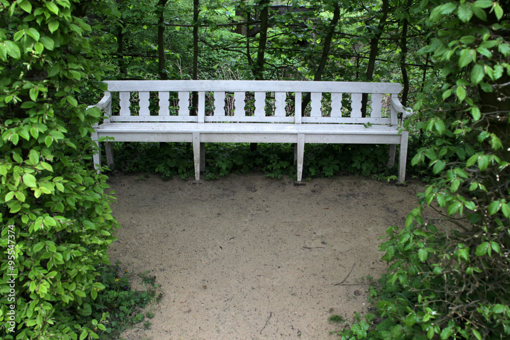 Gartenbank in Laube Gartenbank in Laube