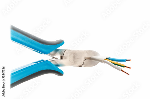 Trimming wire side cutter © al_1033