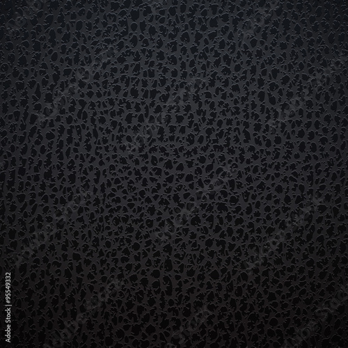 Black natural leather texture