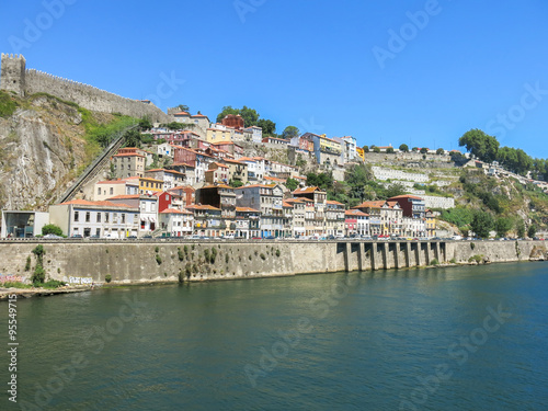 Guinais and Douro River in Porto, Portugal photo