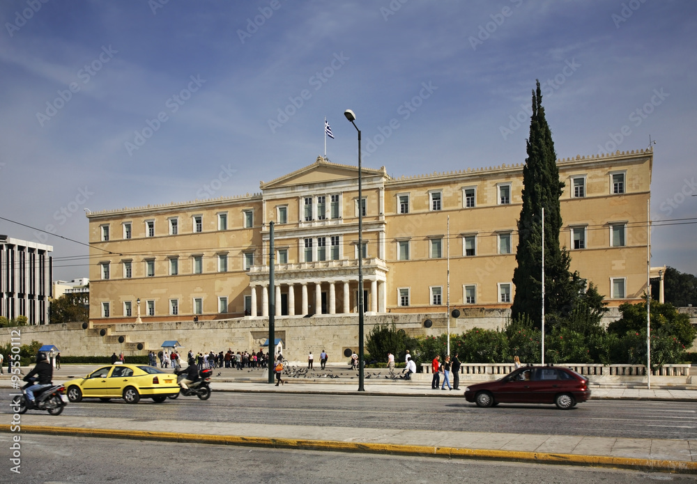 Syntagma Square in Athens. Greece