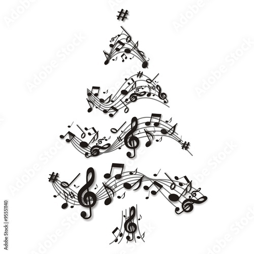 musikalischer Weihnachtsbaum