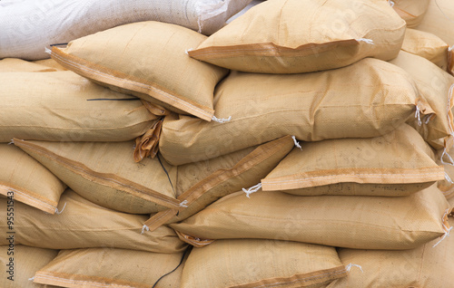 Φωτογραφία Stack of sandbags