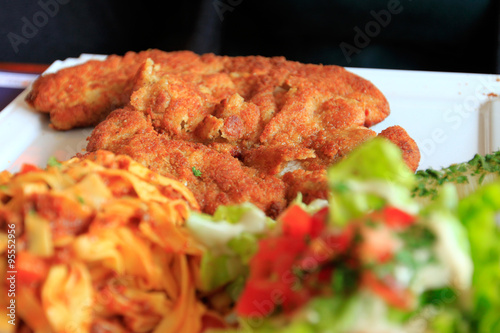 Fotografia escalope milanaise