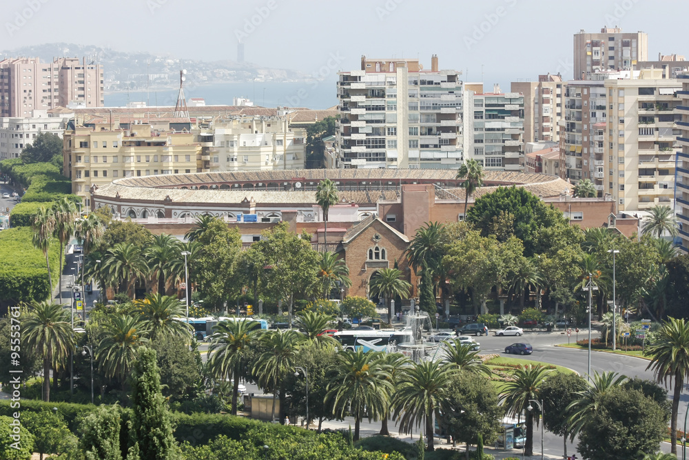 Malaga, Spain cityscape