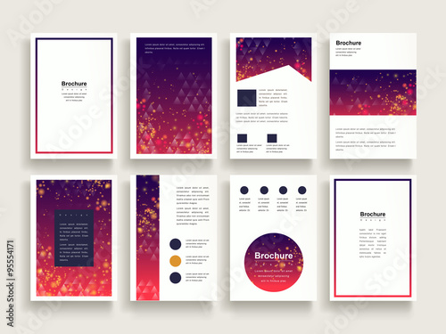 trendy brochure template