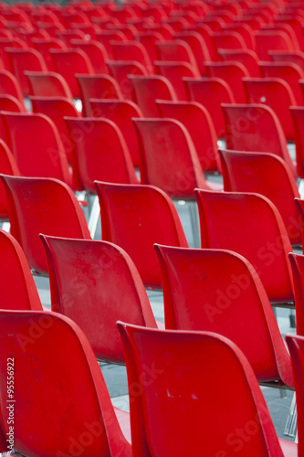 Empty red seat in Stadium 