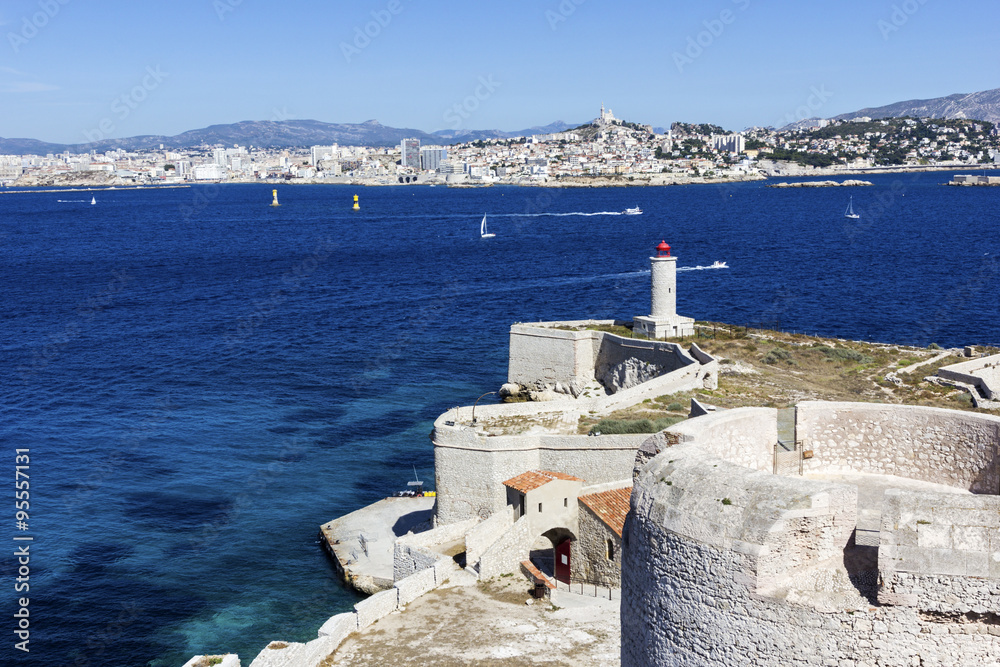 Lighthouse on If Island in France