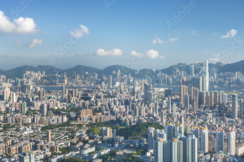 Fototapeta Naklejka Na Ścianę i Meble -  Panorama of Hong Kong City