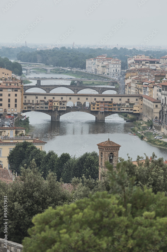 Naklejka premium Florence bridge