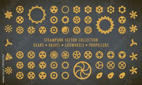 Steampunk Collection - Gears, Valves & Propellers