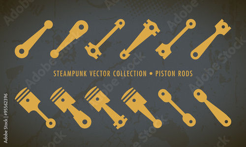 Steampunk Collection - Piston Rods