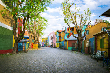 Keuken achterwand Buenos Aires Caminito straat in wijk La Boca  © Angela Bragato