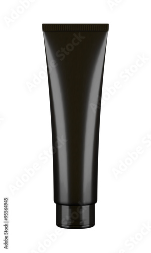 Black tube mockup