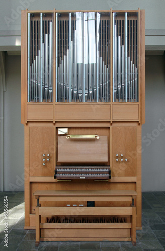 organ in the cathedral in Reykjavik city