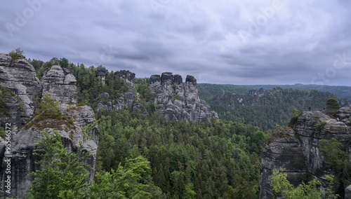 Place for climbers in park Saxon Switzerland © Natalia