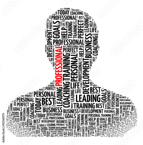 Professional word cloud concept