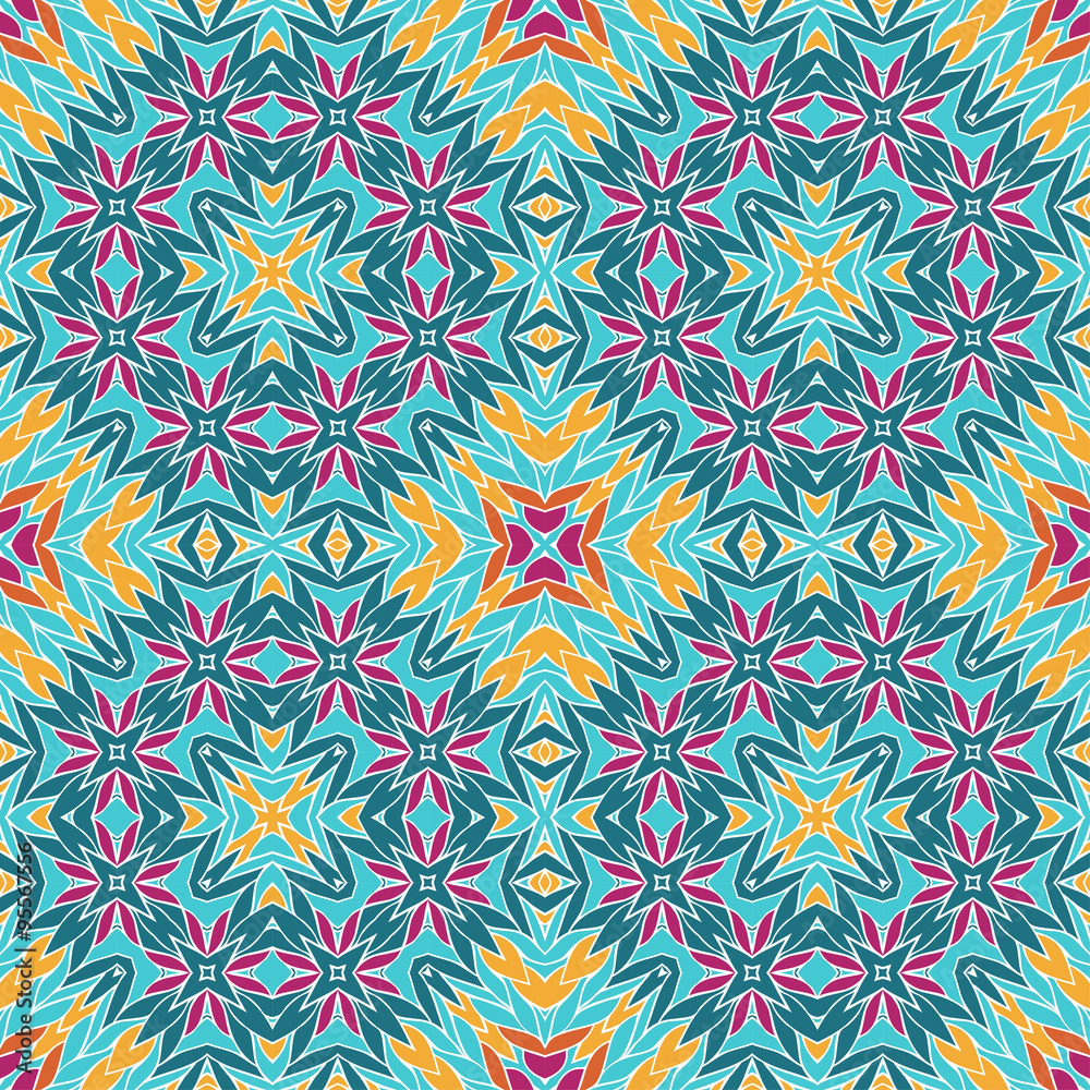 Bright geometric seamless pattern Bright geometric seamless pattern