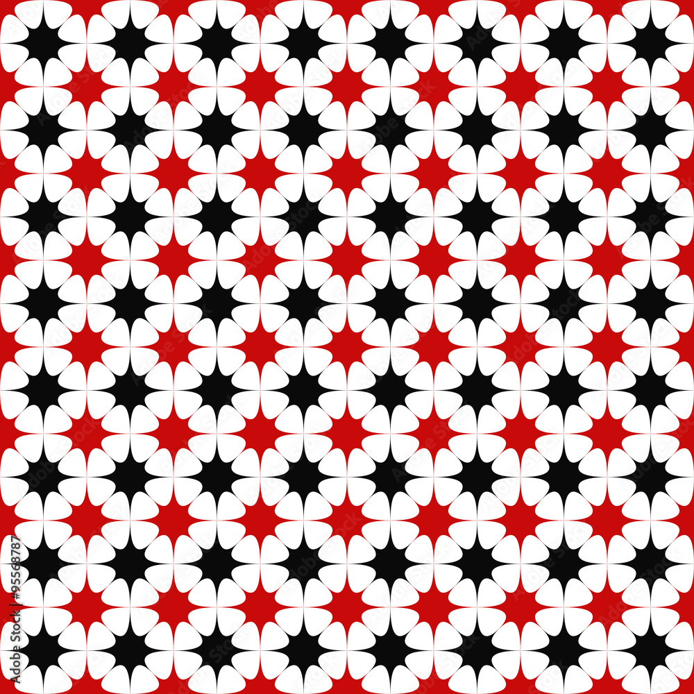 Black red seamless star pattern background Black red seamless star pattern background