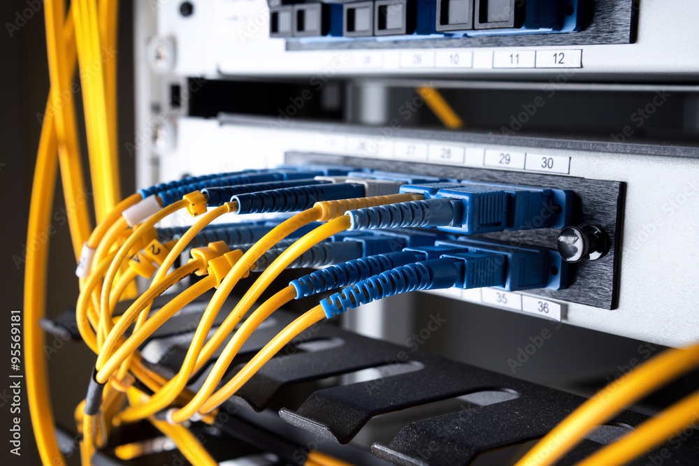 Fiber optic connecting on core network swtich Fiber optic connecting on core network swtich