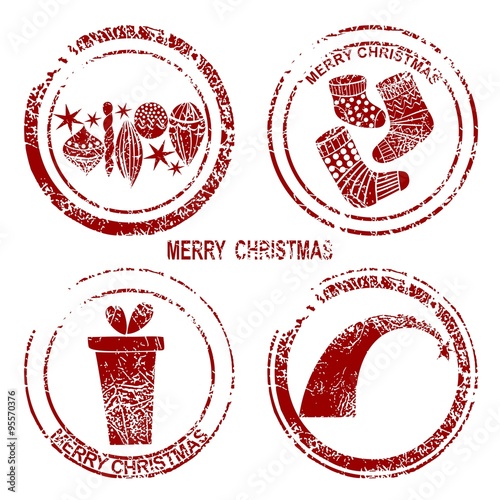 Vintage Christmas elements